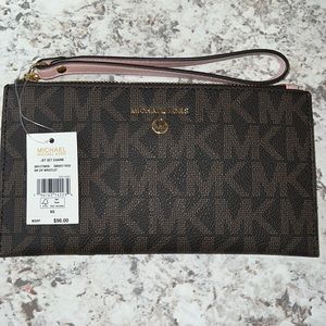 Michael Kors Brown Small Wrist Wallet